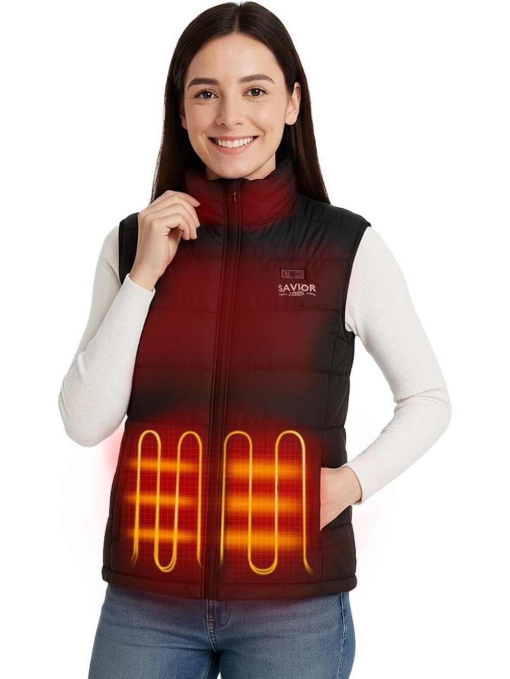 Lightweight Heated Vest for Women - 10 Hours of Warmth, Perfect for Indoor